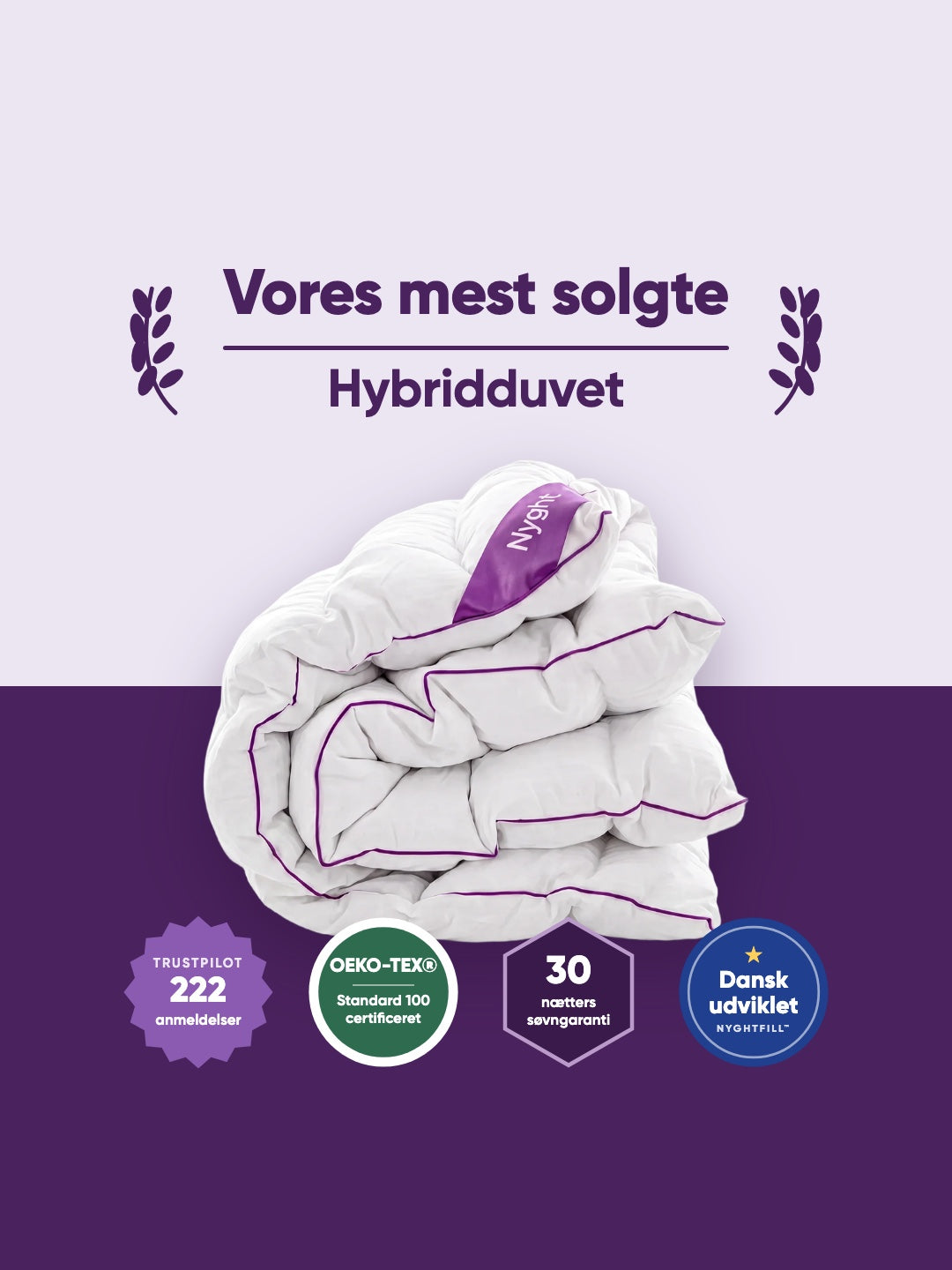 Vores mest solgte Hybridduvet