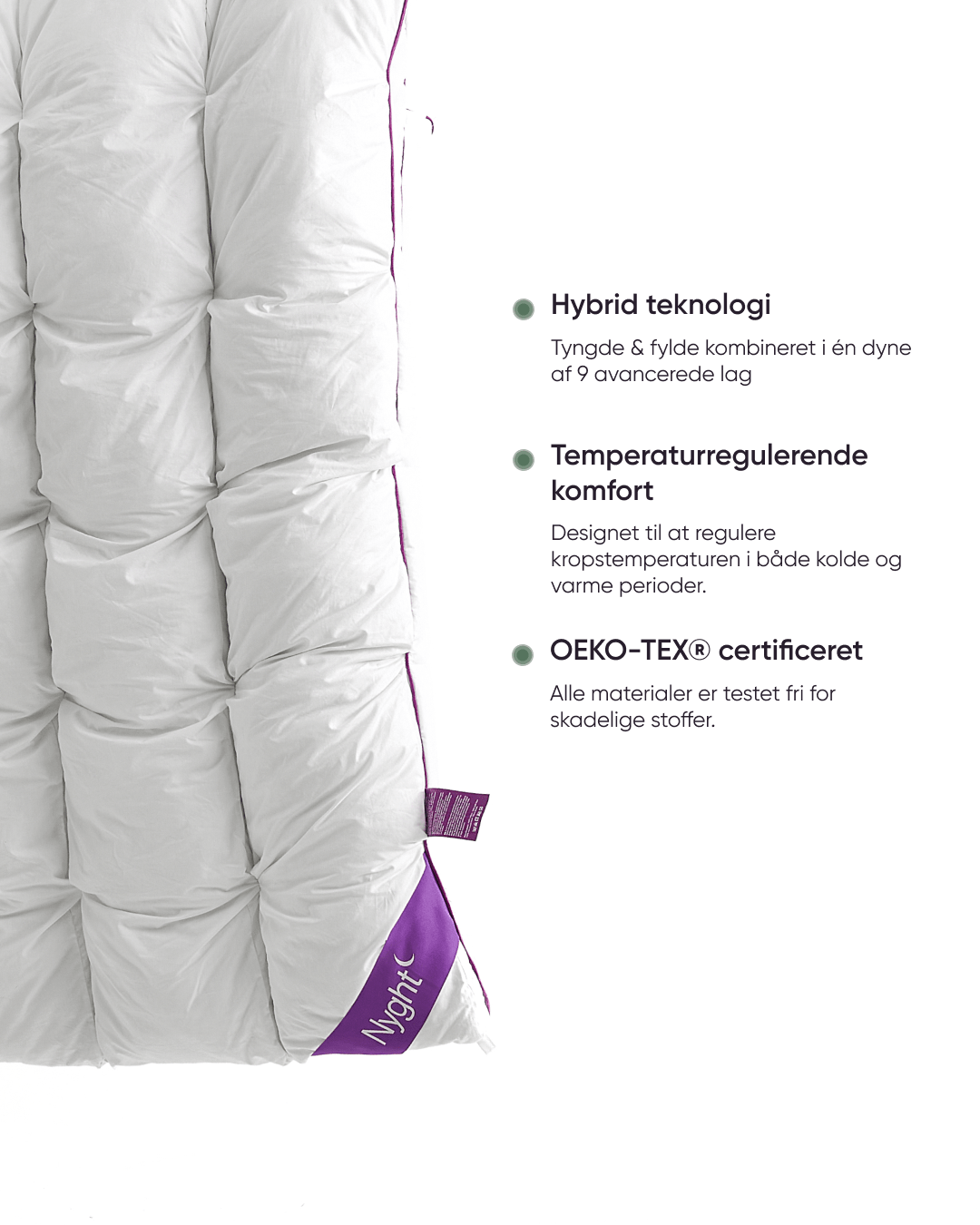 Nyght Hybrid dyne HybridDuvet™